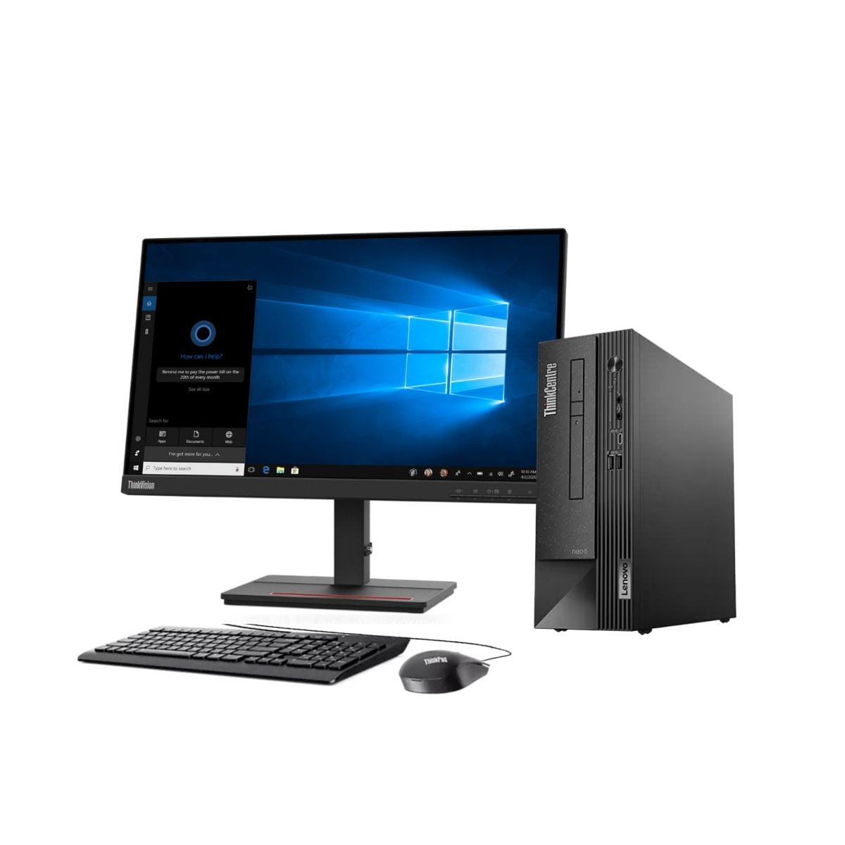 ThinkCentre Neo 50t (Intel) Puissante et efficace. Emballage écologique. Offrant la combinaison idéale entre vitesse et durabilité, la tour ThinkCentre Neo 50t est parfaite pour votre entreprise en pleine croissance. Vous aimerez sa conception épurée et minimaliste, et vous adorerez la puissance qu’elle vous apportera au travail. Ce PC de bureau traite facilement les charges de travail nécessitant de hautes performances grâce à ses processeurs Intel® Core™ de 12e génération. De plus, il propose une multitude d’options de connectivité pour une collaboration productive avec un faible impact environnemental. Résumé Porte la productivité à des niveaux sans précédent Alimentée par des processeurs Intel® Core™ de 12e génération, la tour ThinkCentre Neo 50t offre des performances élevées et une faible empreinte carbone. Que vous traitiez de grands ensembles de données ou que vous travailliez simplement sur des tâches exigeantes en ressources graphiques, ces processeurs ayant jusqu’à 16 cœurs offrent la puissance de calcul dont vous avez besoin.