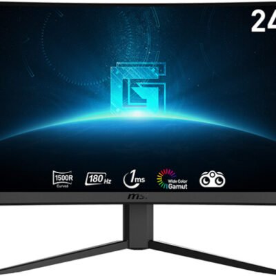 Ecran incurvé 24" MSI Gaming G24C4 E2 Full HD 180Hz (Noir)