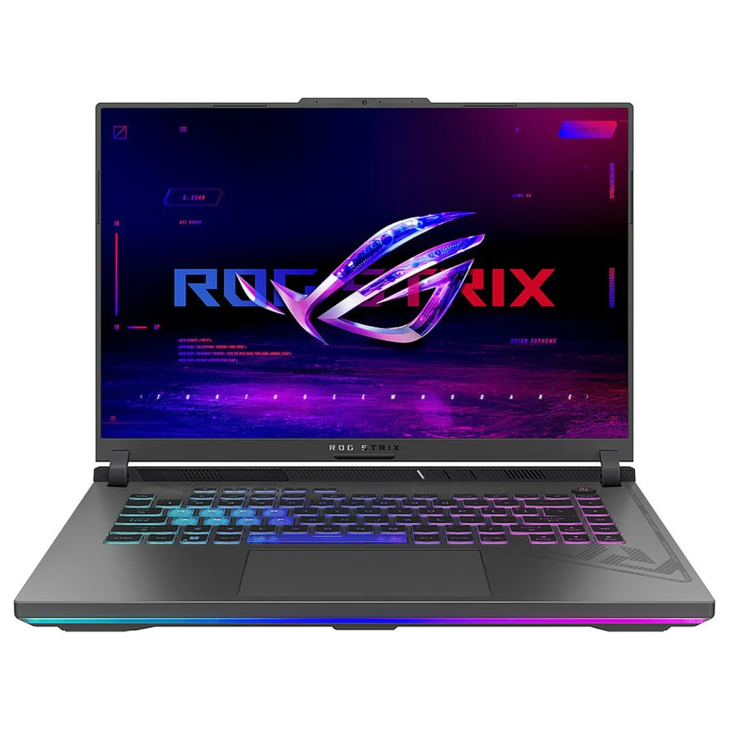 ASUS ROG STRIX G16 i9-13980HX 32 Go RTX 4070 8Go 1 To SSD 16″ WUXGA 165 Hz 2 ASUS ROG STRIX G16 – Intel Core i9-13980HX/32 Go DDR5 RAM/RTX 4070 8Go/1 To SSD/16″ WUXGA 165 Hz