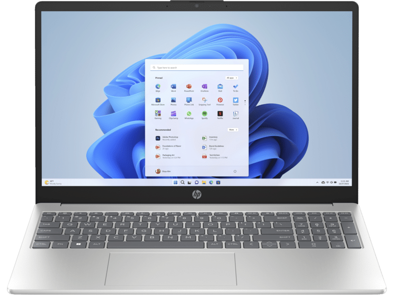 HP LAPTOP 15-FC0003NK: AMD RYZEN™ 5 7520U (JUSQU’À 4 (845B6EA)
