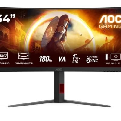 MONITEUR AOC 34" - CU34G4 GAMING MONITOR | (UWQHD) 3440X1440 (CU34G4)