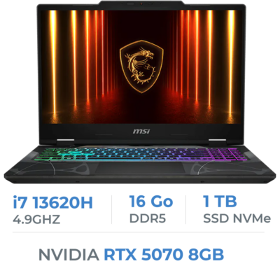 MSI-Cyborg 15 B13WGKG-829MA | 15.6(144Hz) FHD | i7-13620H | 16GB DDR5 | 1TB SSD Gen 4 | RTX 5070 | W11H — 4711377412353