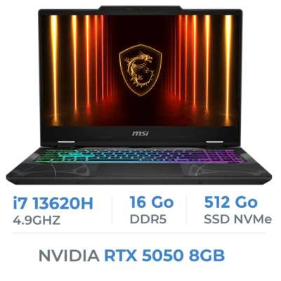 MSI-Cyborg 15 B13WEKG-834XMA | 15.6(144Hz) FHD | i7-13620H | 16GB DDR5 | 512GB SSD Gen 4 | RTX 5050 | FDOS — 4711377412414