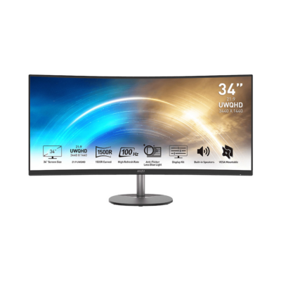 MSI Ecran PC PRO 34" Ref: PRO MP341CQ — 4719072960964